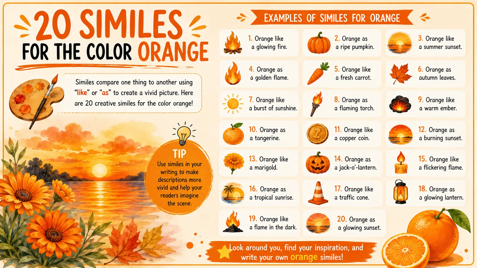 similes-for-the-color-orange